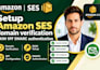setup amazon ses domain verification dkim spf dmarc authentication